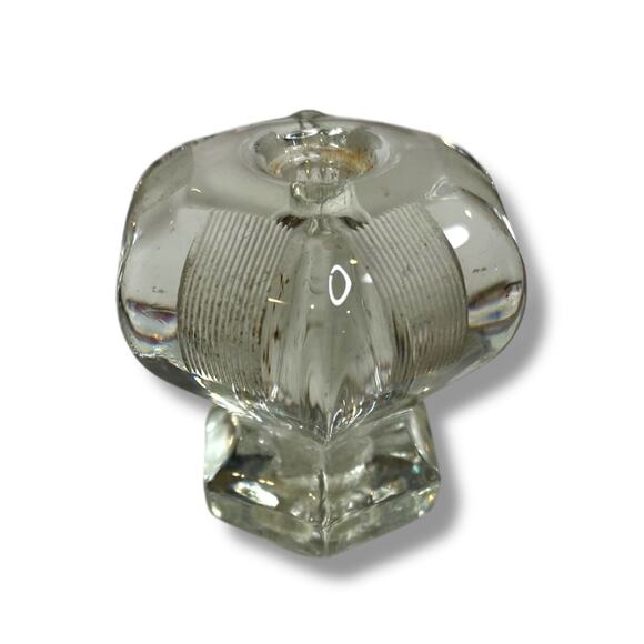 Glass Antique Drawer Knob Pull Clear 39mm 1.5" No Hardware - Picture 1 of 10